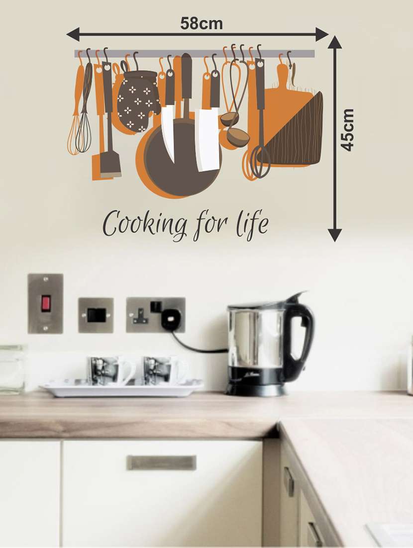  cooking for life kitchen wall sticker   - 16894351 -  Standard Image - 1