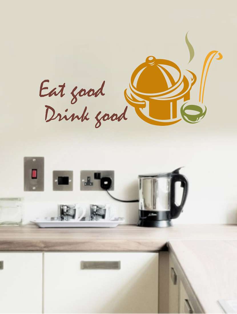  eat good drink good kitchen wall sticker  