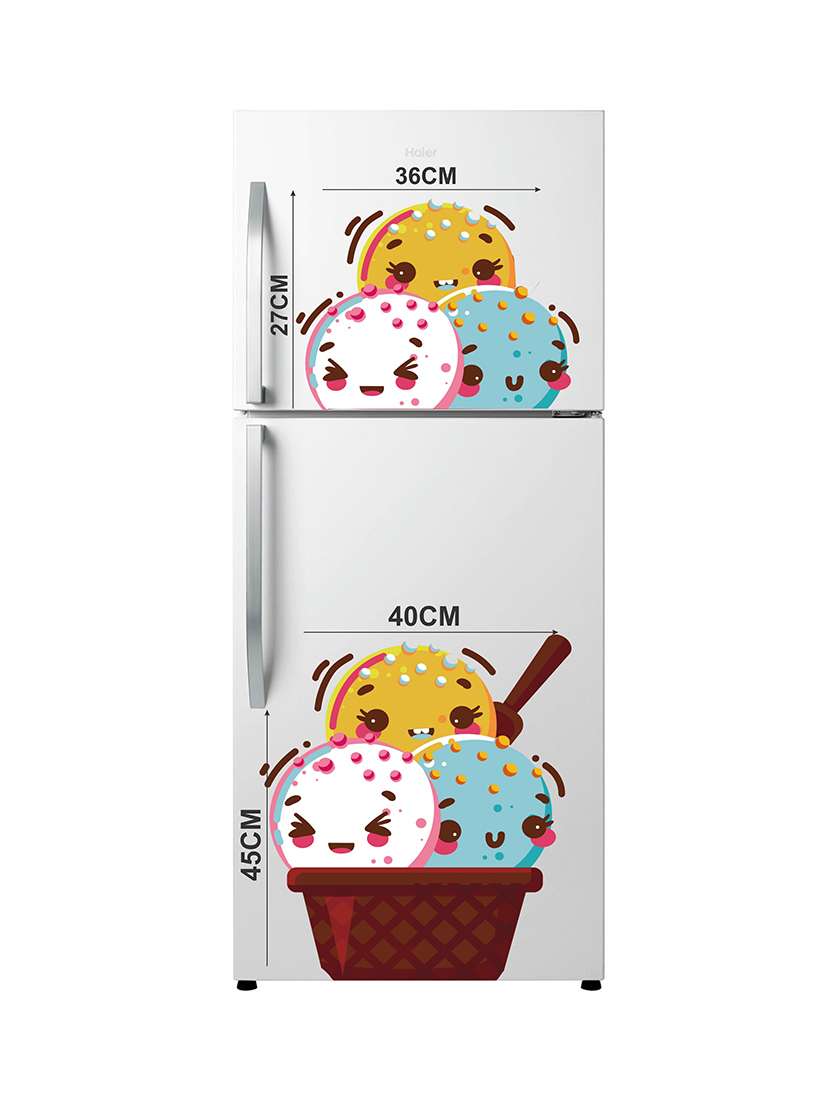   ice cream fridge wall sticker   - 16894360 -  Standard Image - 1