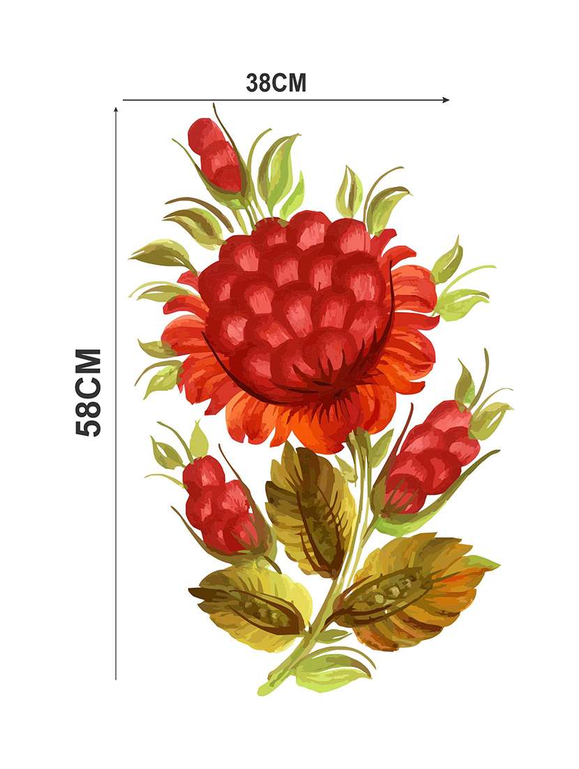  flower door wall sticker   - 16894369 -  Standard Image - 1