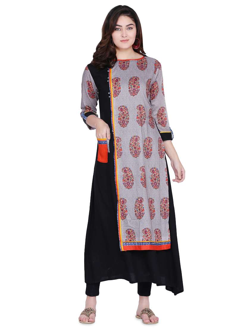 women's layered kurta