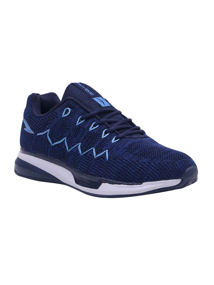 navy  lace up sport shoes
