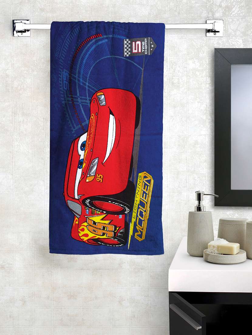disney cars kids bath towel