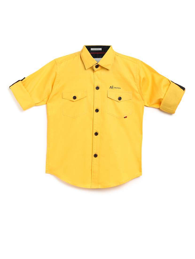 yellow cotton shirt - 16896594 -  Standard Image - 1