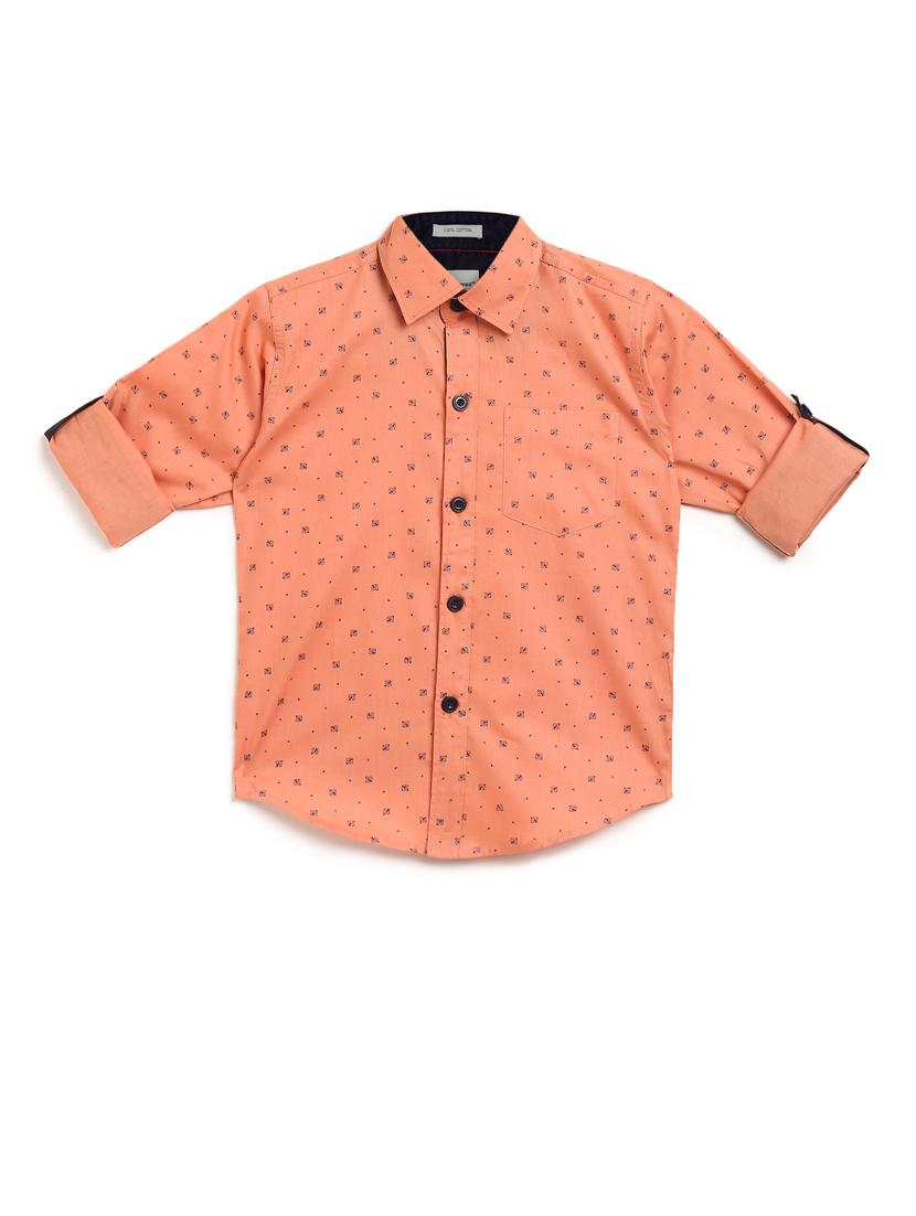 orange cotton shirt - 16896599 - Standard Image - 1