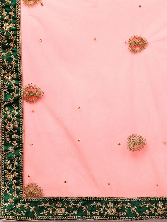 embroidered panelled lehenga - 16901155 - Standard Image - 4