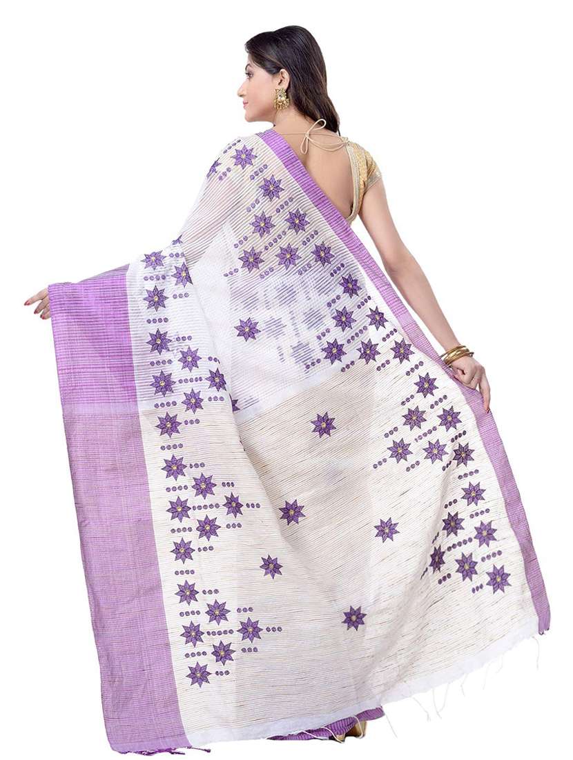 conversational tant saree with blouse - 16901698 -  Standard Image - 1