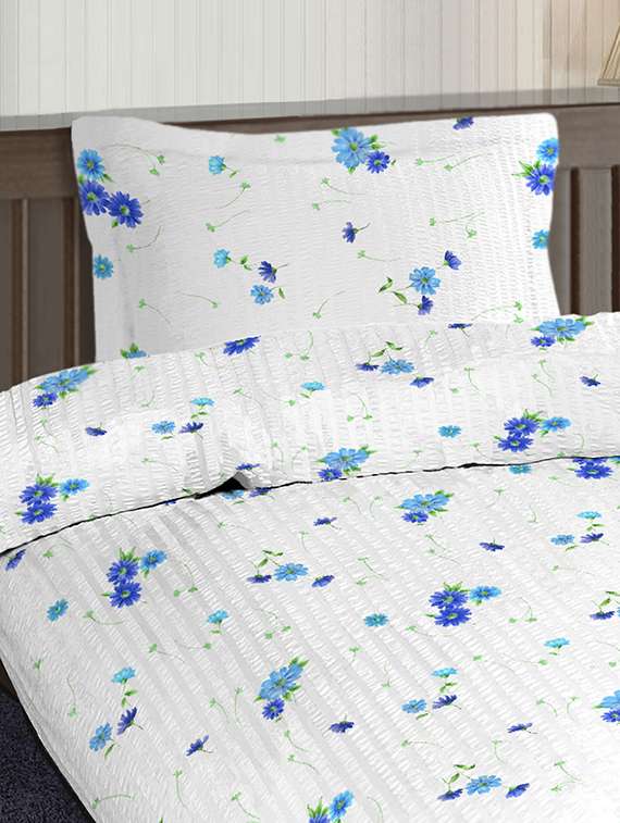 cotton popsical dohar with single size bed sheet & 1 pillow cover - 16904217 -  Standard Image - 1