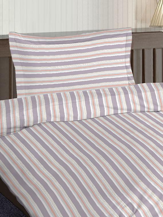 cotton satin dohar set with single size bed sheet & 1 pillow cover - 16904231 - Standard Image - 1