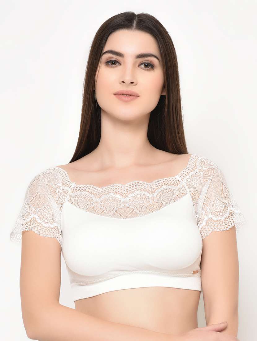 full coverage laced bralette bra