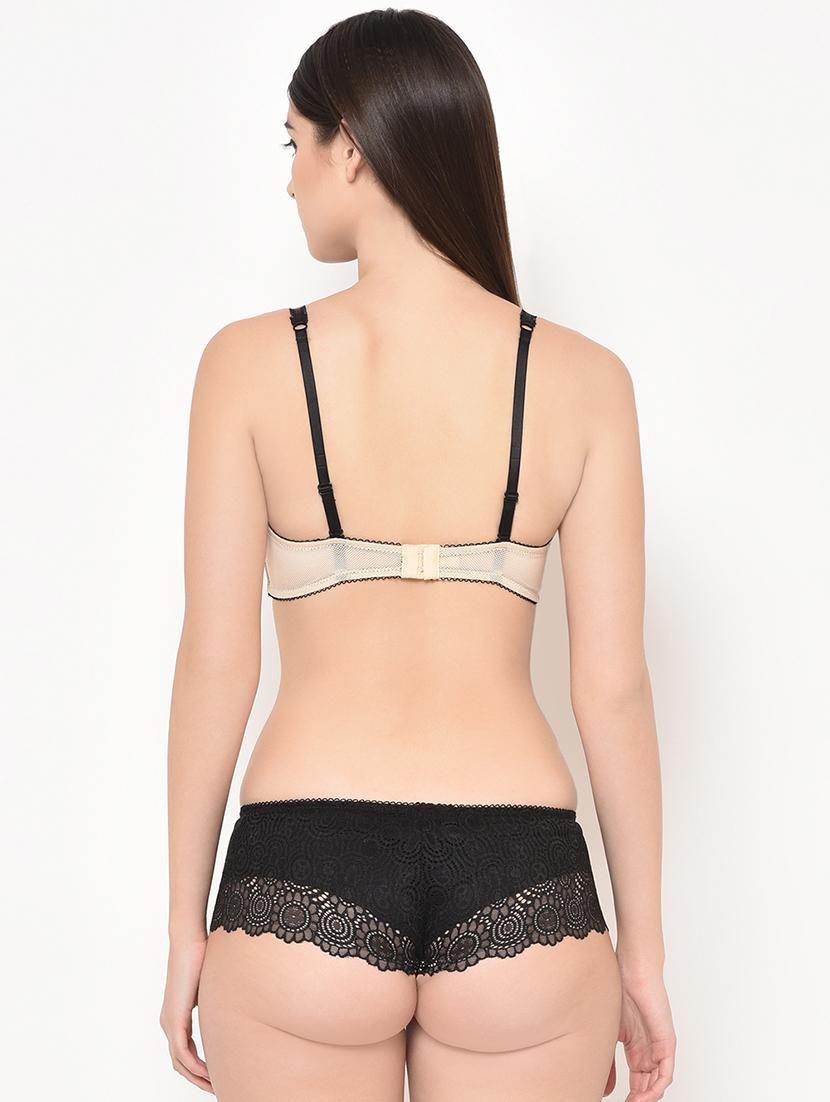 laced push up bra bra and panty set - 16907957 - Standard Image - 1