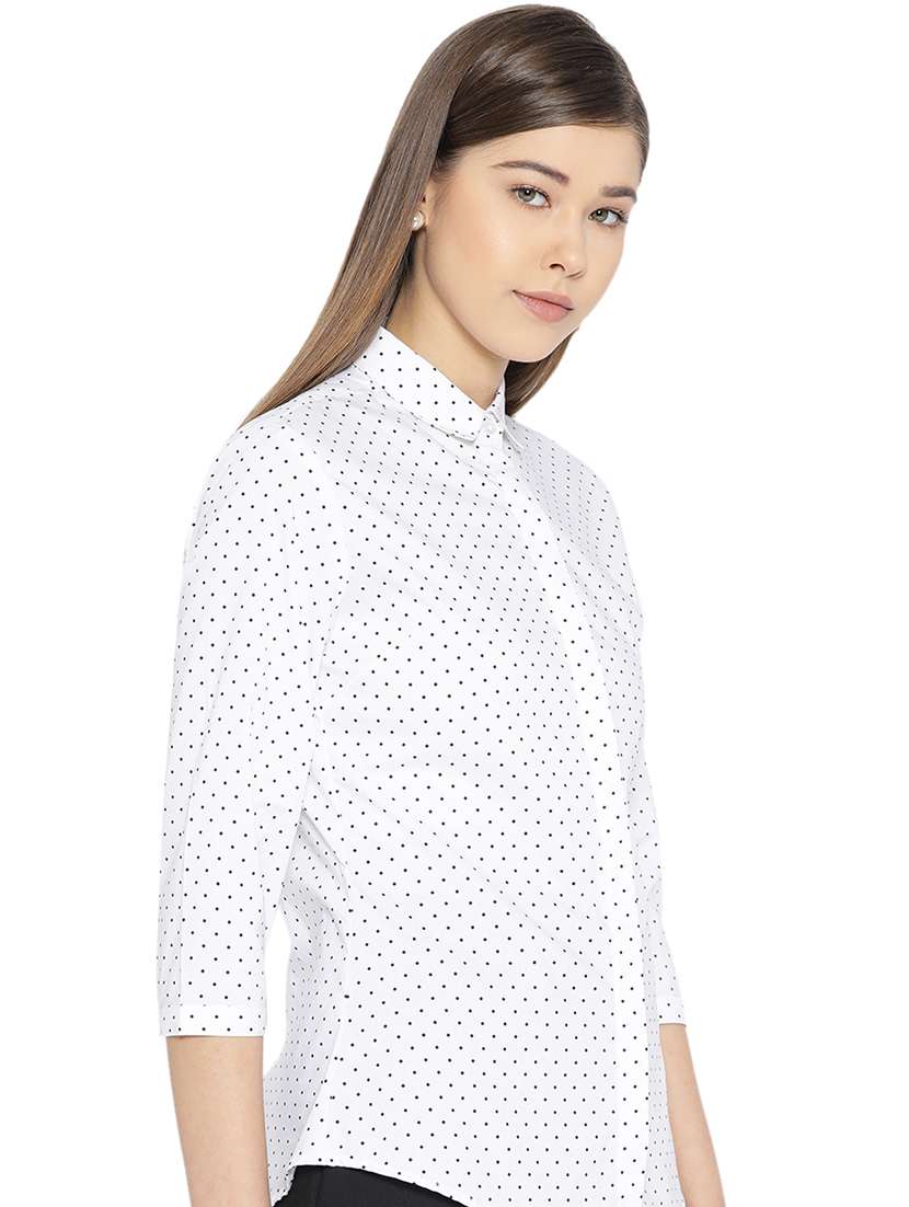 concealed placket solid shirt - 16908649 - Standard Image - 1