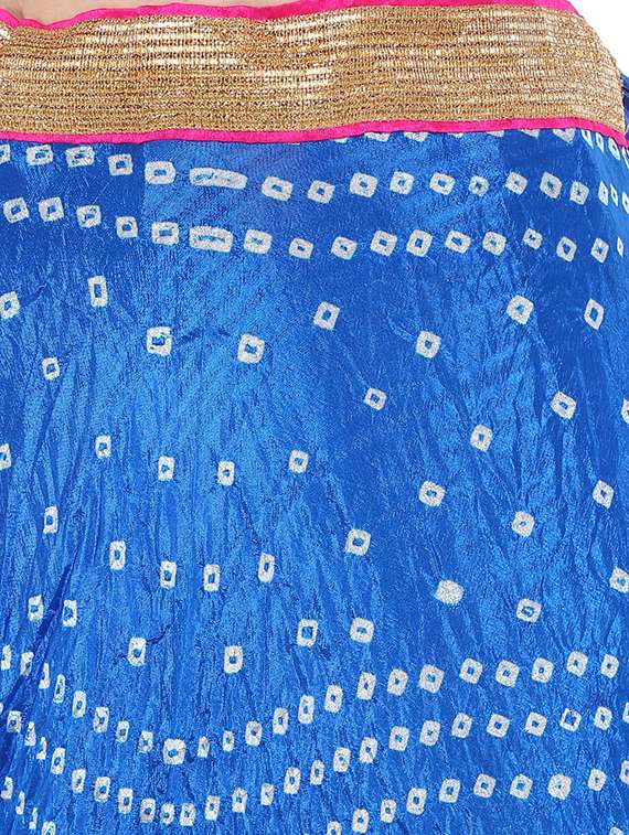 bandhani print a-line lehenga - 16910334 -  Standard Image - 4