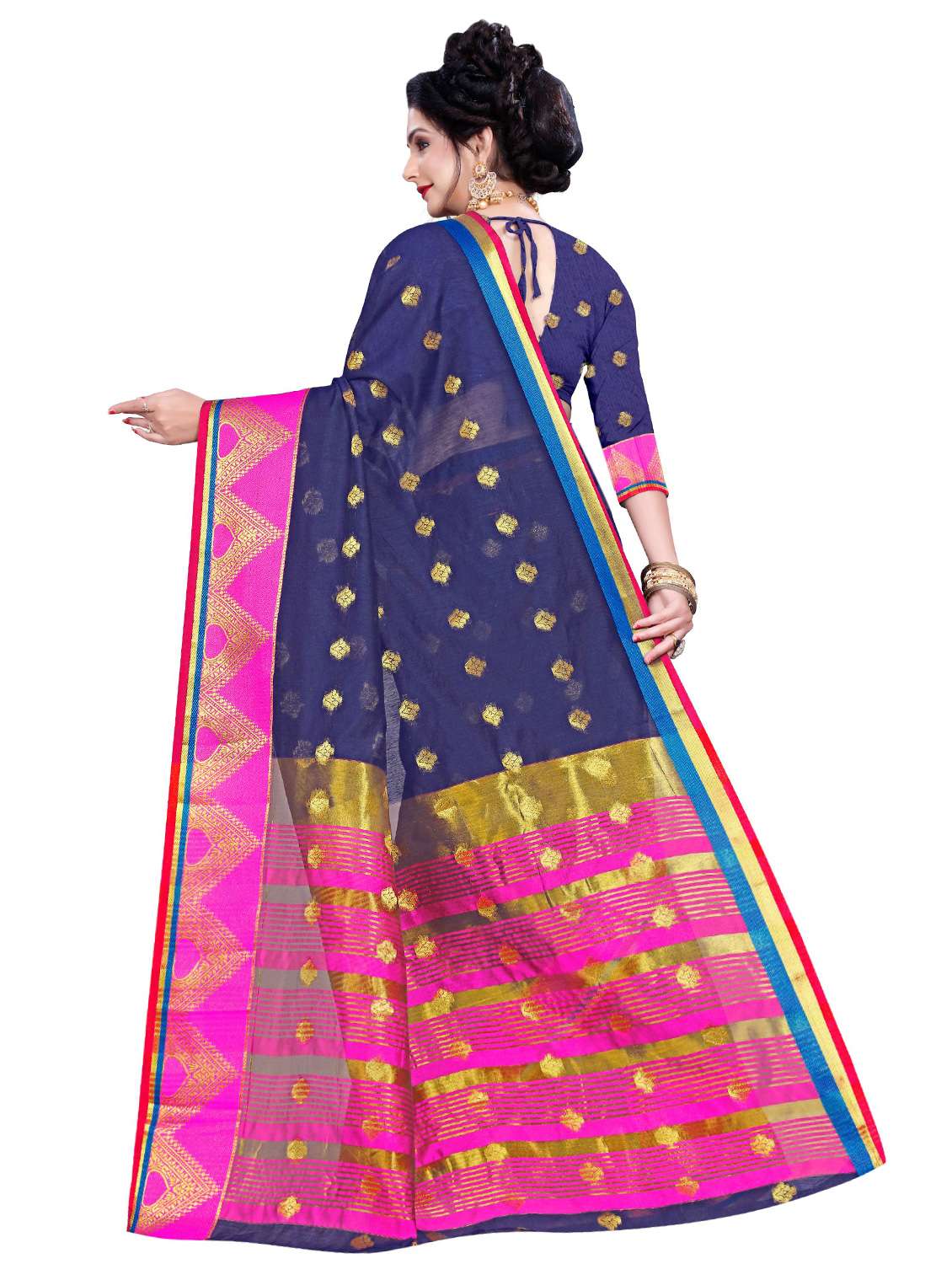 self design woven saree - 16912533 -  Standard Image - 1