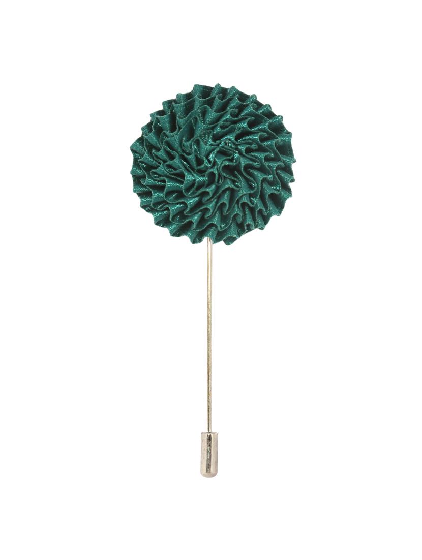 green fabric, metal lapelpin - 16912847 -  Standard Image - 1
