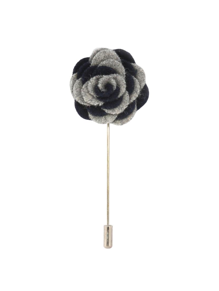  grey fabric, metal lapelpin - 16912871 -  Standard Image - 1