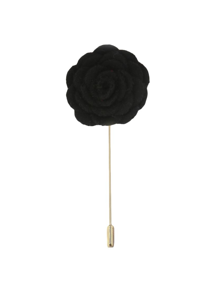 black fabric, metal lapelpin - 16912873 - Standard Image - 1