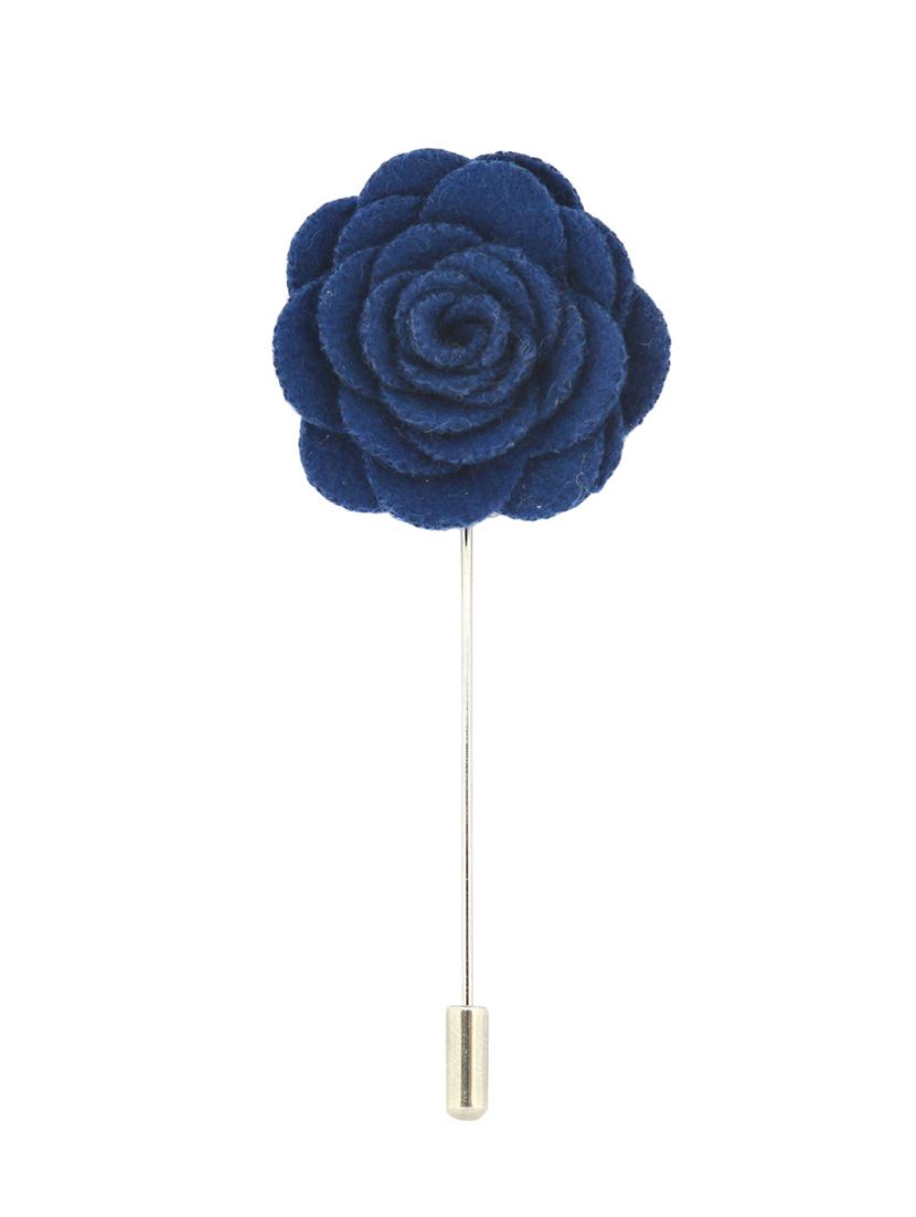 royal blue fabric, metal lapelpin - 16912888 - Standard Image - 1