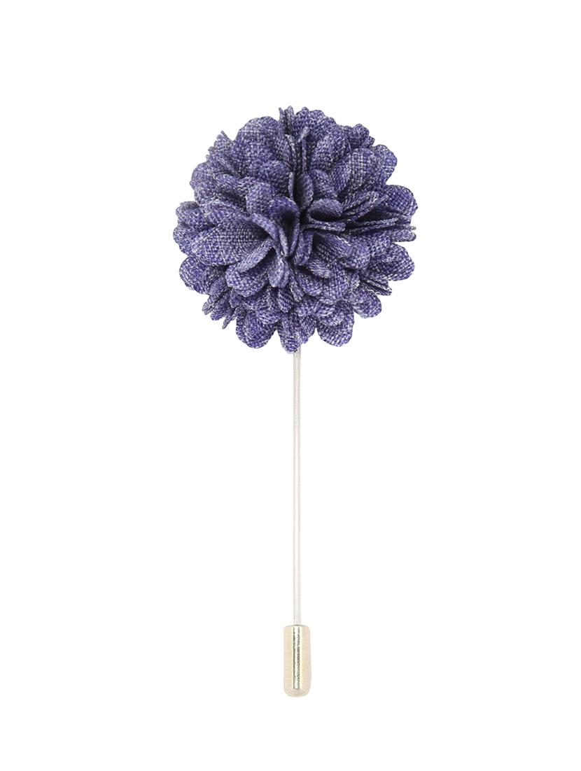 purple fabric, metal lapelpin - 16912921 -  Standard Image - 1