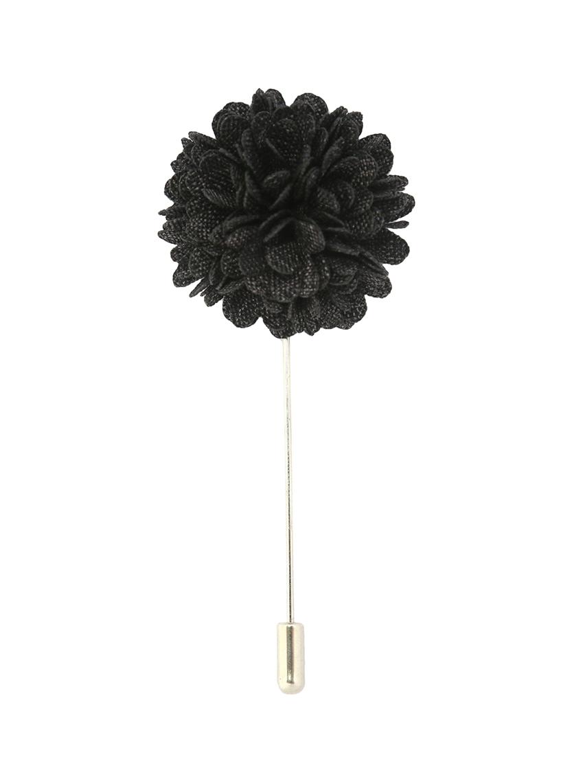 black fabric, metal lapelpin - 16912923 - Standard Image - 1