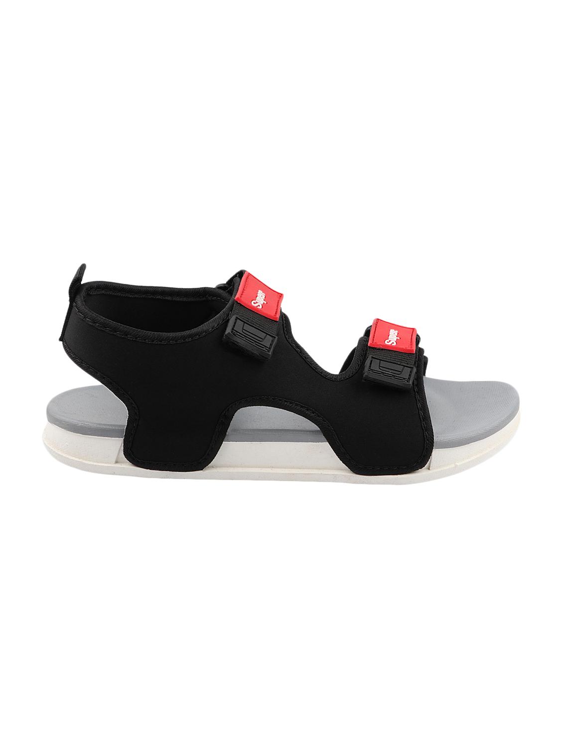 grey synthetic & mesh back strap floaters - 16913052 -  Standard Image - 1