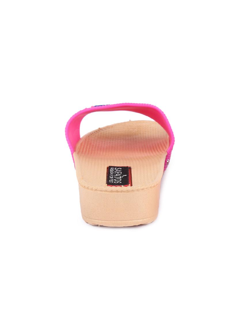 pink slip on flip flops - 16915196 - Standard Image - 1