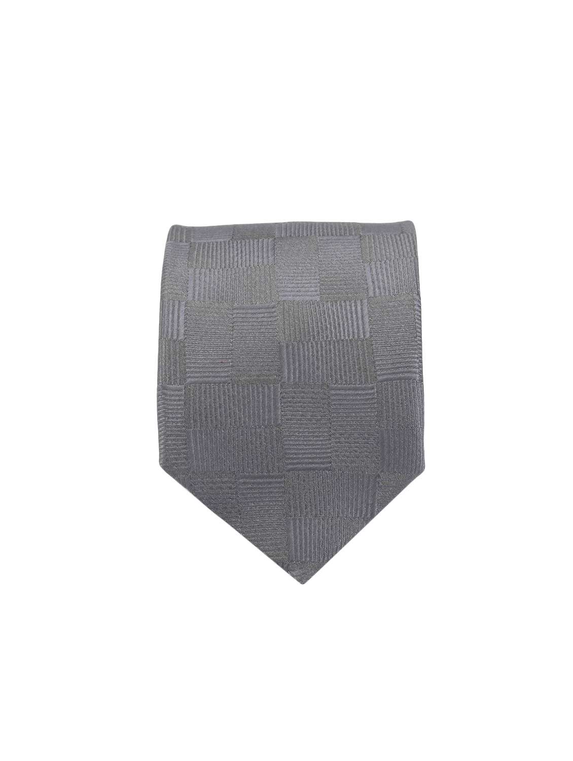grey micro fiber tie