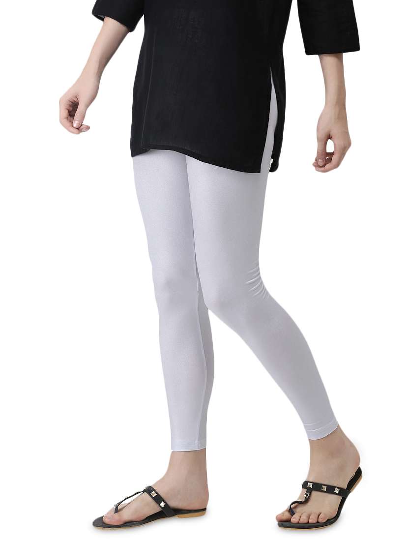 white polyester leggings - 16916680 - Standard Image - 1