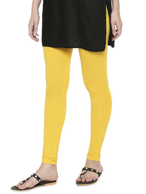 yellow viscose leggings - 16916719 - Standard Image - 1