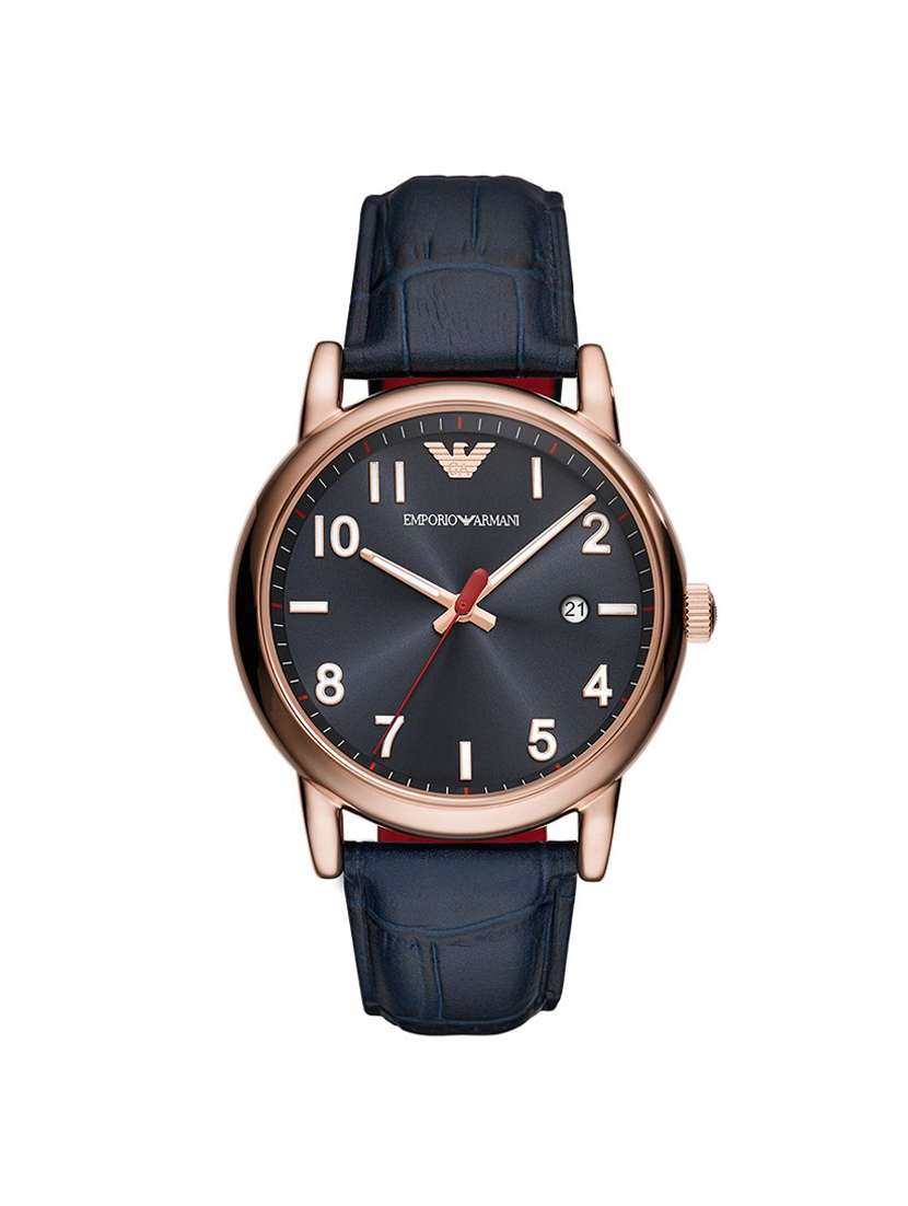 emporio armani analog blue dial men's watch - ar11135