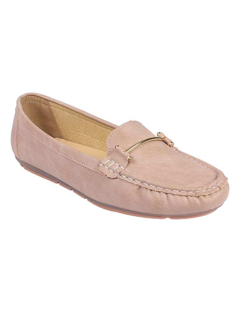 pink slip on loafers
