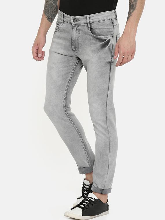 grey heavy washed denim jeans - 16920497 -  Standard Image - 1