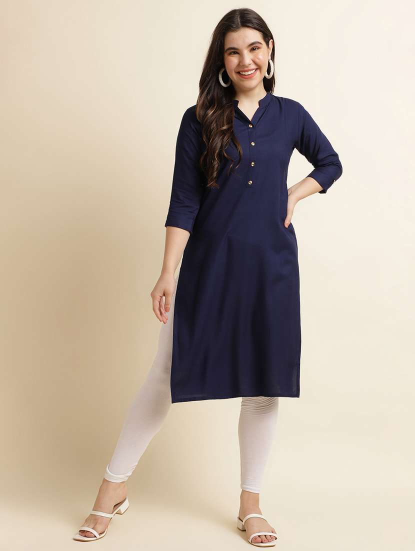 women's straight kurta - 16921420 -  Zoom Image - 0