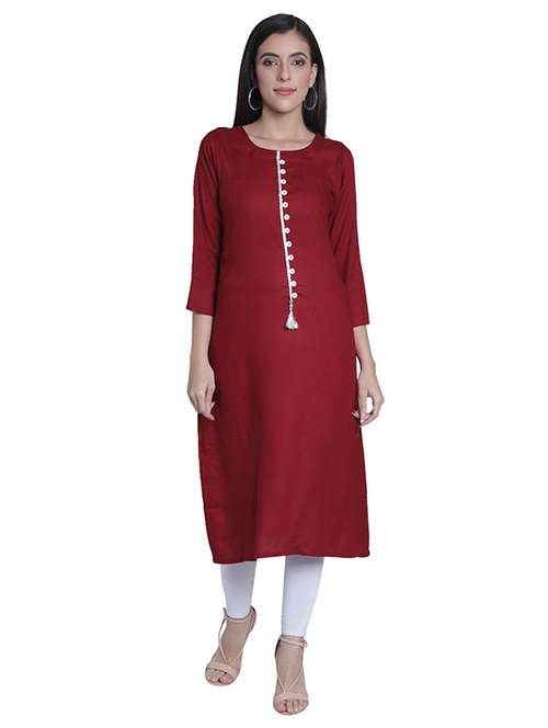 women's straight kurta - 16921426 -  Standard Image - 0