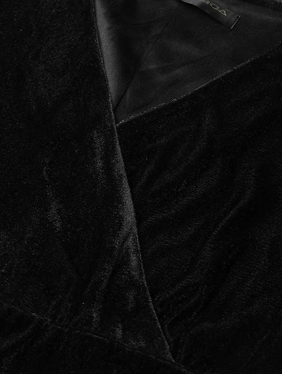 women's wrap solid dress - 16921430 -  Standard Image - 4