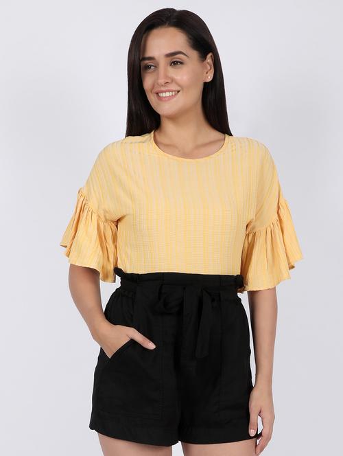 women's straight round neck top - 16922564 -  Standard Image - 0