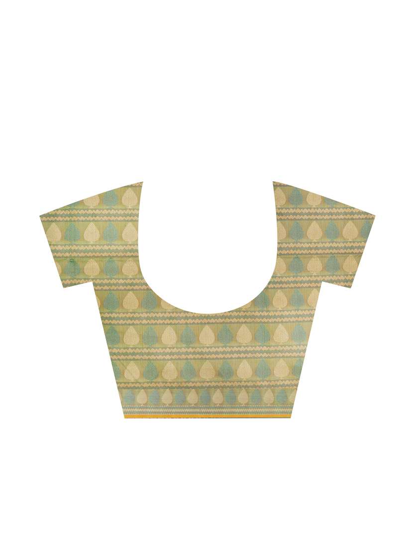 solid banarasi saree with blouse - 16925337 - Standard Image - 1