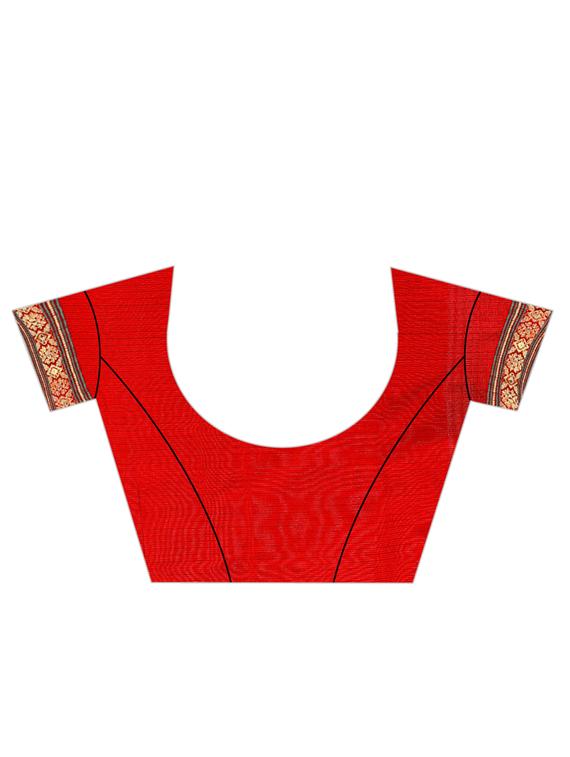striped woven saree with blouse - 16926913 - Standard Image - 1