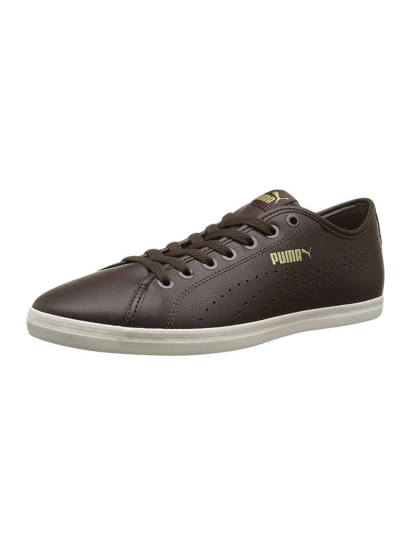 brown  lace up casual shoes