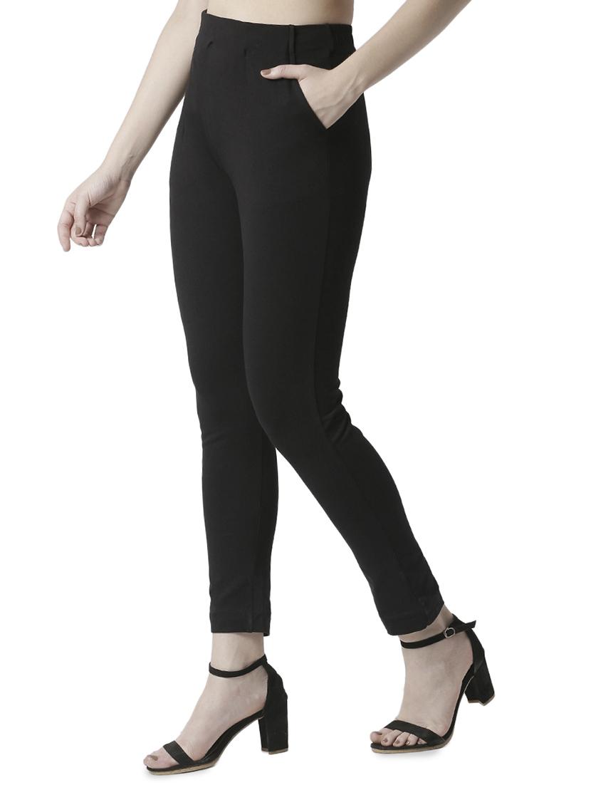 solid straight tapered pant - 16929284 - Standard Image - 1