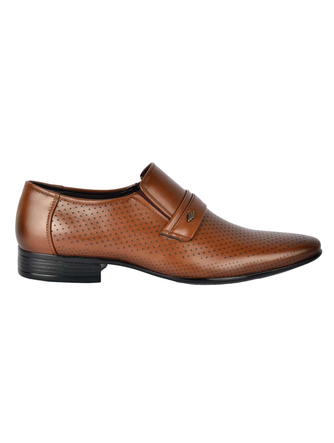 brown slip on formal shoes - 16929447 -  Standard Image - 1