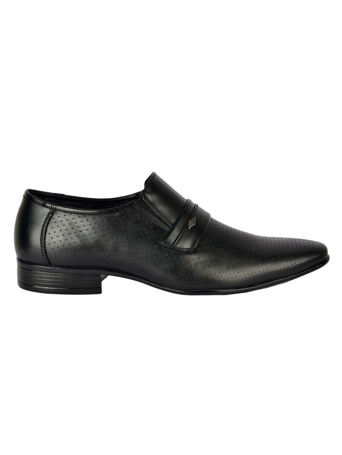 black slip on formal shoes - 16929448 - Standard Image - 1