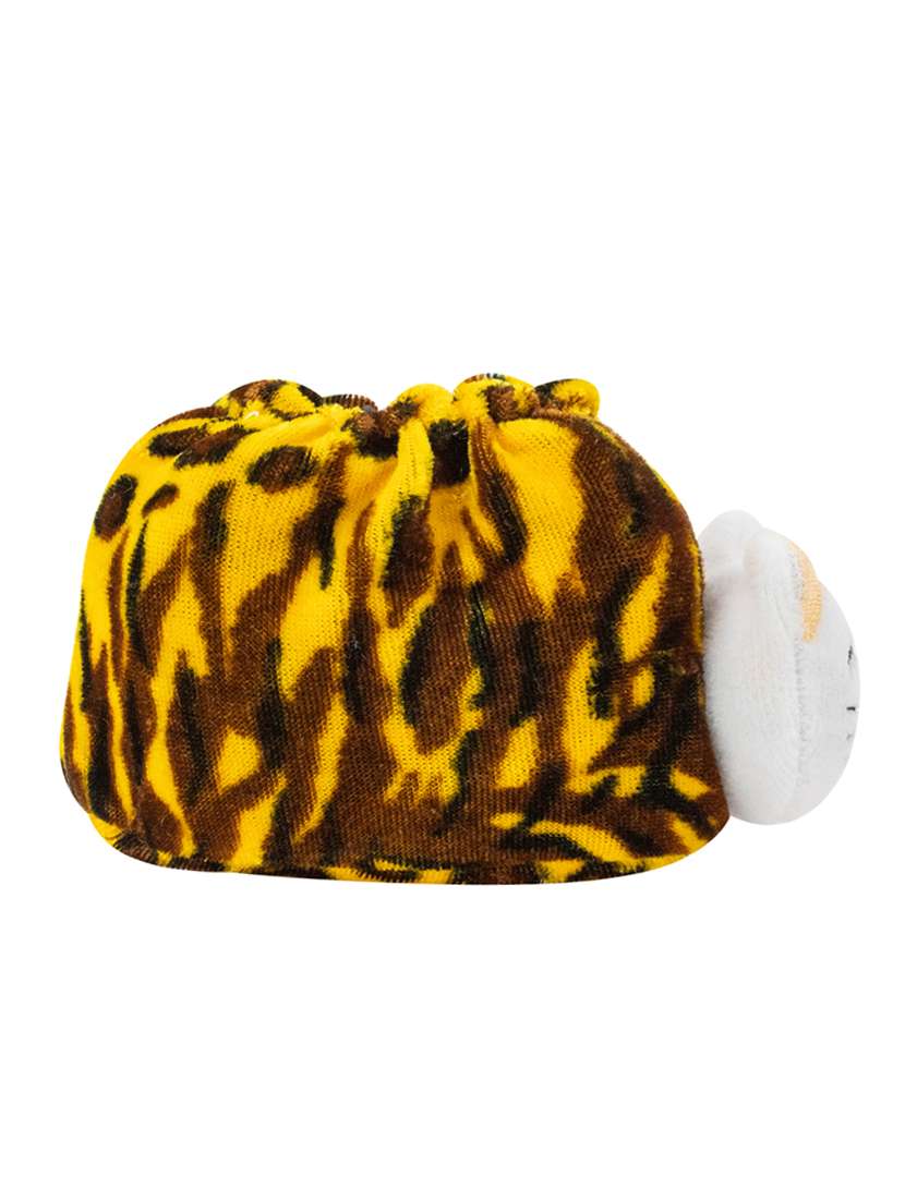 yellow colored fabric booty - 16932004 - Standard Image - 1