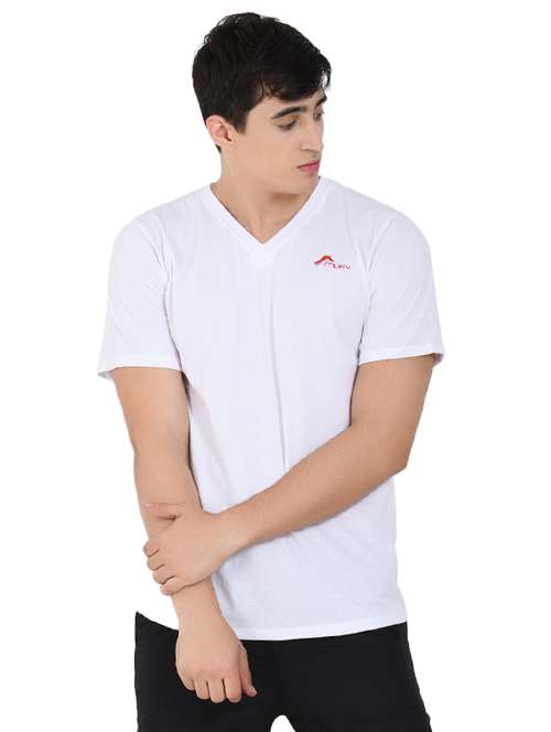 white solid t-shirt - 16933516 -  Standard Image - 0