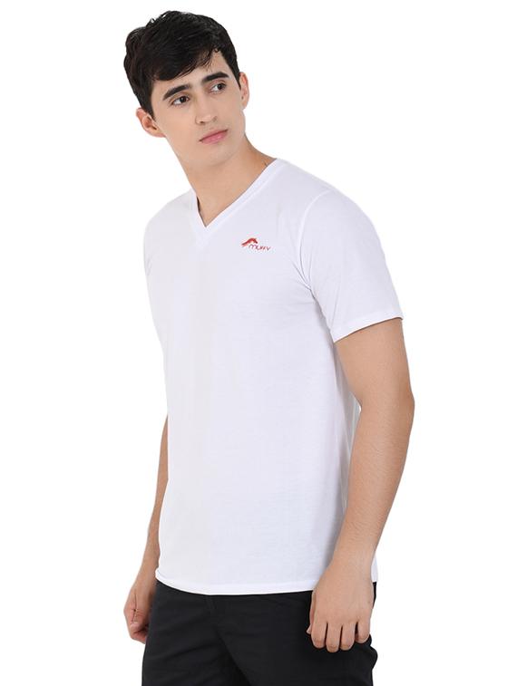 white solid t-shirt - 16933516 -  Standard Image - 1