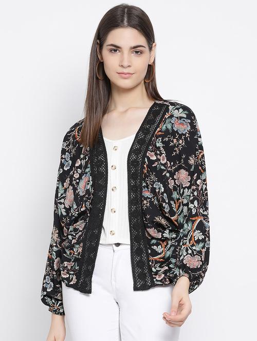 floral print regular shrug - 16936580 - Standard Image - 0