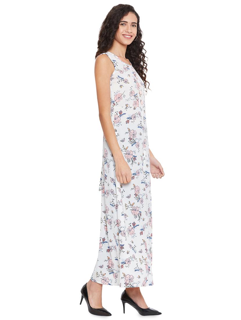 floral high slit kurta - 16937486 -  Standard Image - 1
