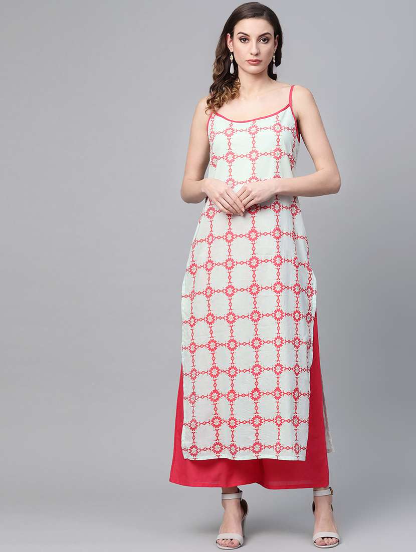 floral kurta palazzo set