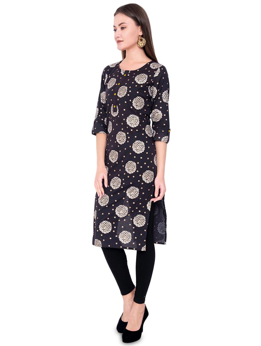 floral straight kurta - 16938651 - Standard Image - 1
