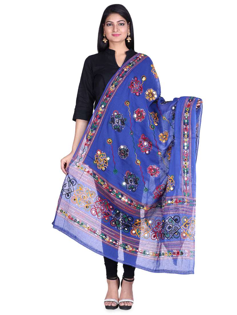 embroidered jamdani dupatta